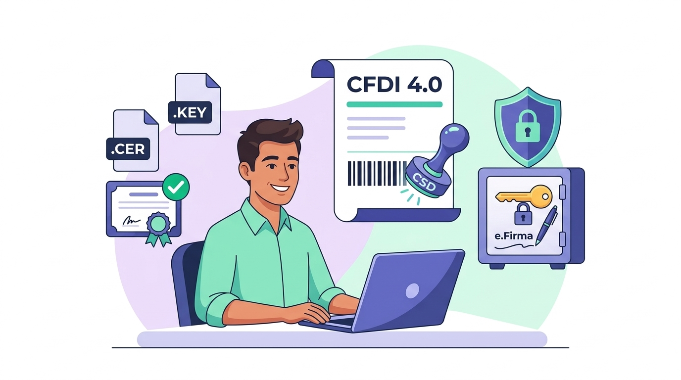 Cómo tramitar tu Certificado de Sello Digital (CSD) para facturar paso a paso (y por qué no debes usar tu e.Firma)